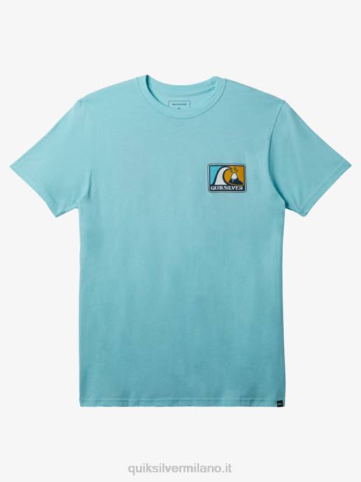 esso Quiksilver uomini t-shirt mod a bolle morbide angelo blu erica HTZR427