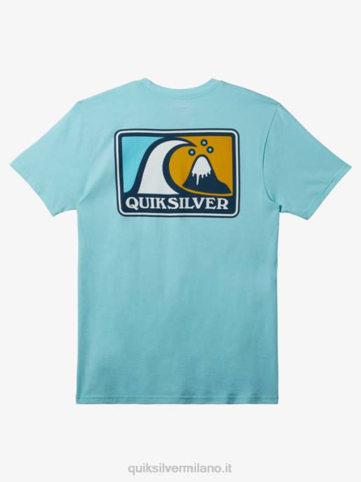 esso Quiksilver uomini t-shirt mod a bolle morbide angelo blu erica HTZR427
