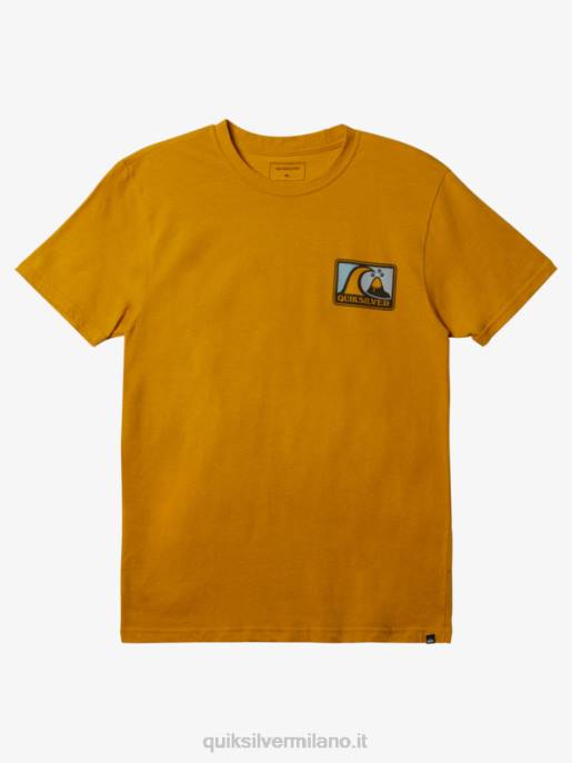 esso Quiksilver uomini t-shirt mod a bolle morbide pepita d'oro erica HTZR428