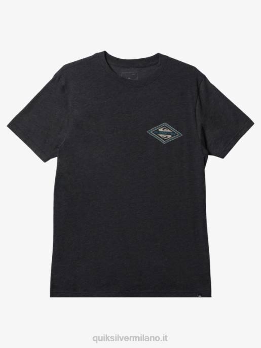 esso Quiksilver uomini t-shirt mod logo rovesciato erica carbone HTZR1199