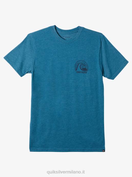 esso Quiksilver uomini t-shirt mod mossa audace erica blu marocchina HTZR1139