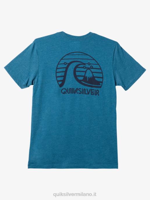 esso Quiksilver uomini t-shirt mod mossa audace erica blu marocchina HTZR1139