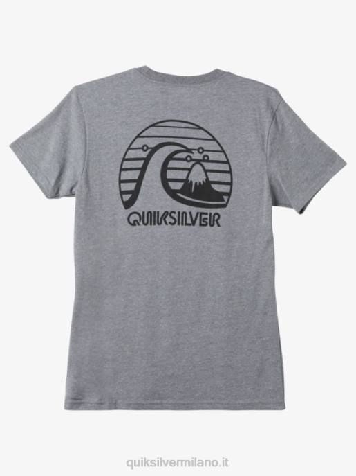 esso Quiksilver uomini t-shirt mod mossa audace erica grigio medio HTZR1138
