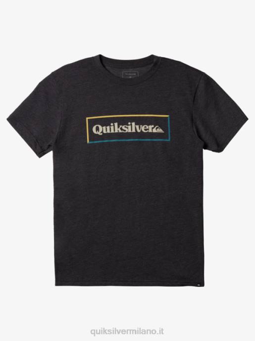 esso Quiksilver uomini t-shirt mod semplice blocco erica carbone HTZR1166
