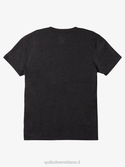esso Quiksilver uomini t-shirt mod semplice blocco erica carbone HTZR1166