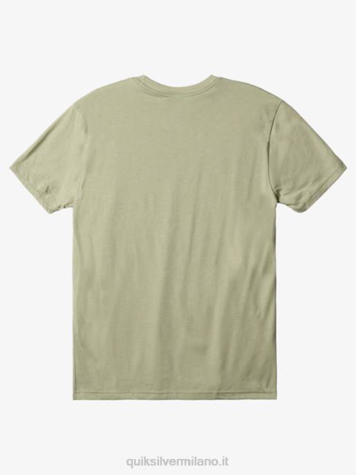 esso Quiksilver uomini t-shirt omni check erica salvia del deserto HTZR1102