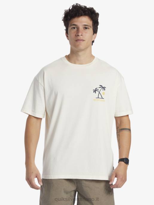 esso Quiksilver uomini t-shirt rituali del tramonto betulla HTZR391