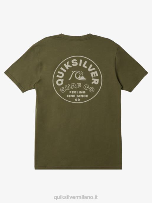 esso Quiksilver uomini t-shirt spin senza tempo Quadrifoglio HTZR107