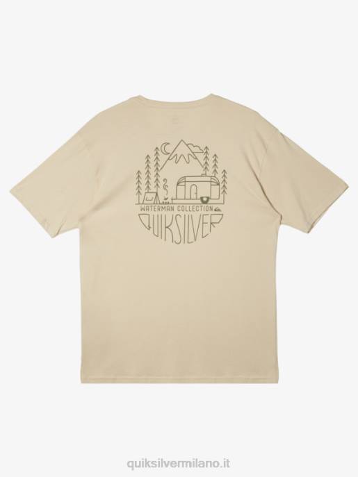 esso Quiksilver uomini t-shirt waterman outdoor livin riso integrale HTZR57