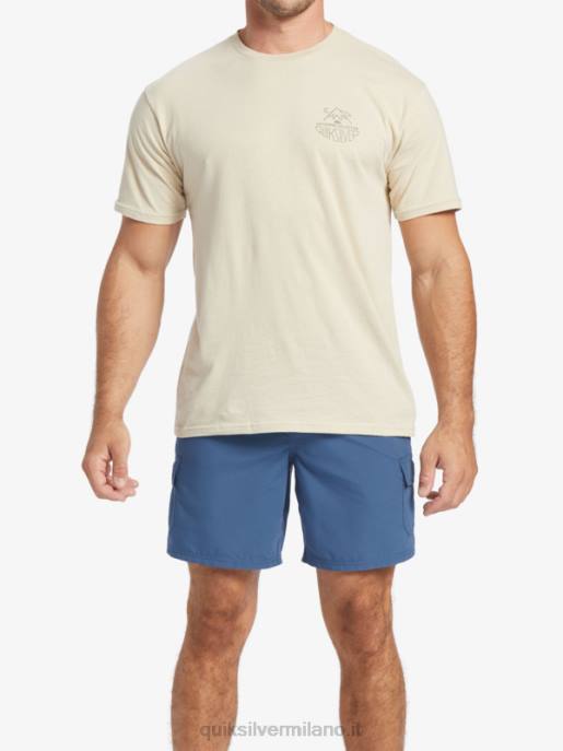 esso Quiksilver uomini t-shirt waterman outdoor livin riso integrale HTZR57