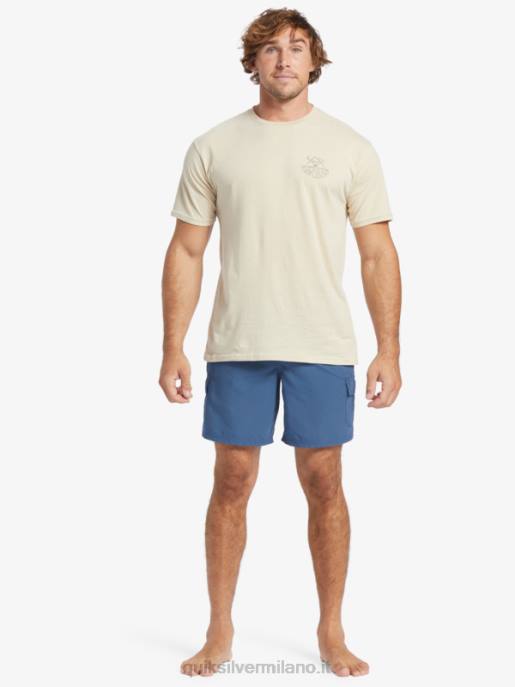 esso Quiksilver uomini t-shirt waterman outdoor livin riso integrale HTZR57