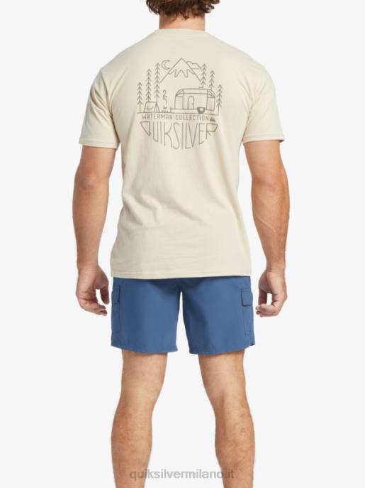 esso Quiksilver uomini t-shirt waterman outdoor livin riso integrale HTZR57