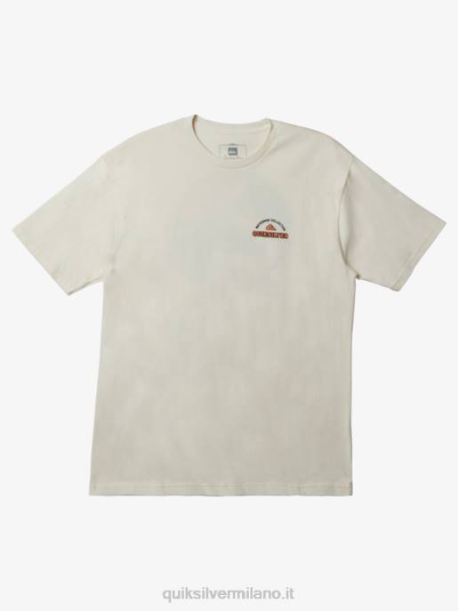 esso Quiksilver uomini t-shirt waterman pinne bianco antico HTZR1047