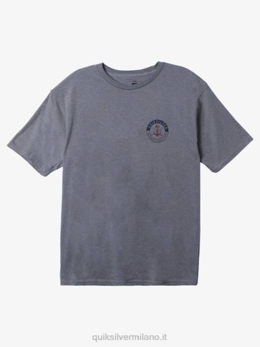 esso Quiksilver uomini t-shirt waterman sessioni spensierate erica grigio medio HTZR1483