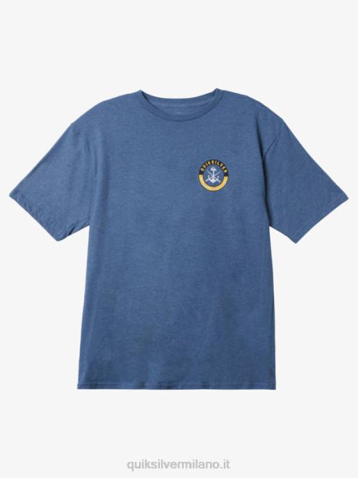 esso Quiksilver uomini t-shirt waterman sessioni spensierate guardiamarina blu erica HTZR1484