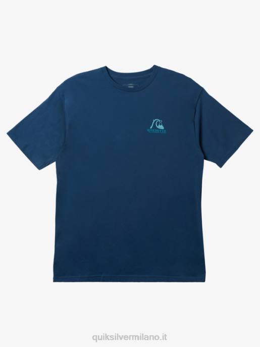 esso Quiksilver uomini waterman ottiene la maglietta jiggy alfiere blu HTZR947