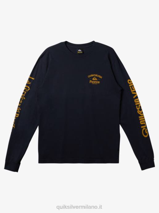 esso Quiksilver x Pacifico uomini maglietta a maniche lunghe tiratore dritto blazer blu scuro HTZR6
