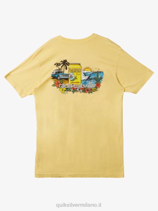esso Quiksilver x Pacifico uomini maglietta con chiusura oro HTZR2