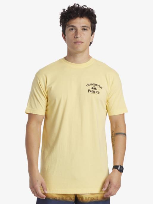 esso Quiksilver x Pacifico uomini maglietta con chiusura oro HTZR2