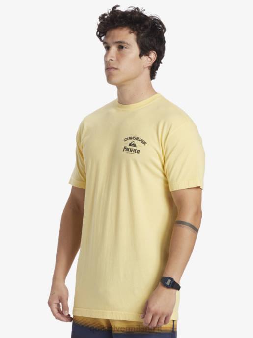esso Quiksilver x Pacifico uomini maglietta con chiusura oro HTZR2