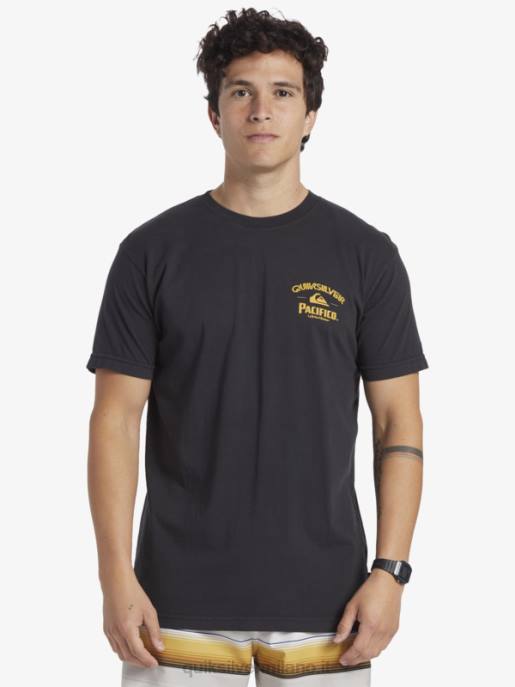 esso Quiksilver x Pacifico uomini maglietta sparatutto dritta asfalto HTZR8