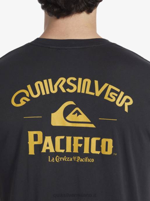 esso Quiksilver x Pacifico uomini maglietta sparatutto dritta asfalto HTZR8