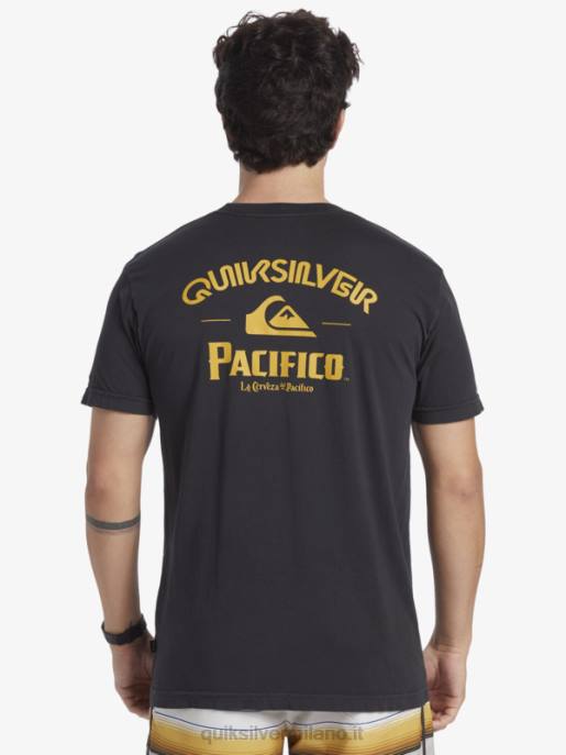esso Quiksilver x Pacifico uomini maglietta sparatutto dritta asfalto HTZR8