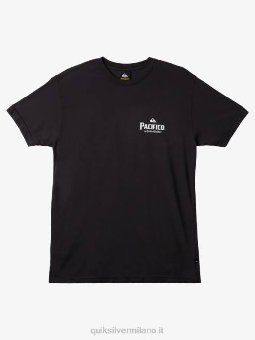 esso Quiksilver x Pacifico uomini t-shirt con vibrazioni sceniche asfalto HTZR10