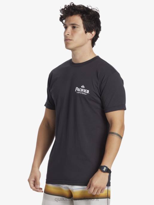 esso Quiksilver x Pacifico uomini t-shirt con vibrazioni sceniche asfalto HTZR10
