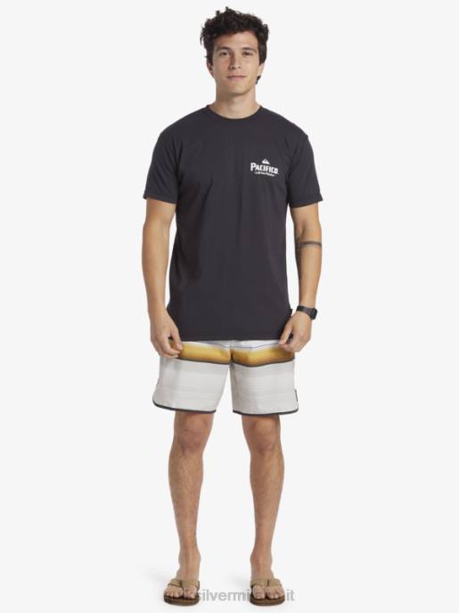 esso Quiksilver x Pacifico uomini t-shirt con vibrazioni sceniche asfalto HTZR10