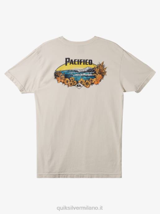 esso Quiksilver x Pacifico uomini t-shirt con vibrazioni sceniche calcolo HTZR9