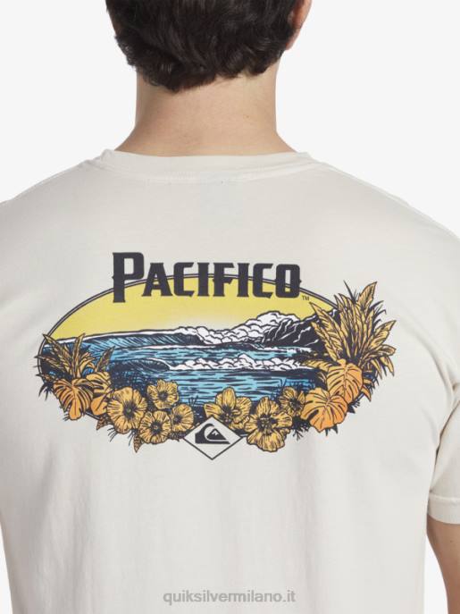 esso Quiksilver x Pacifico uomini t-shirt con vibrazioni sceniche calcolo HTZR9