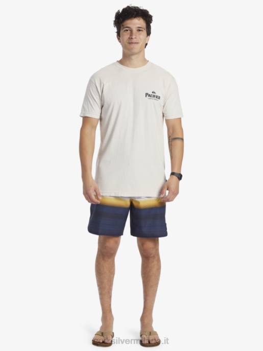 esso Quiksilver x Pacifico uomini t-shirt con vibrazioni sceniche calcolo HTZR9