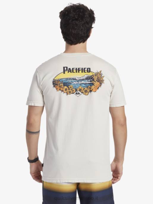 esso Quiksilver x Pacifico uomini t-shirt con vibrazioni sceniche calcolo HTZR9