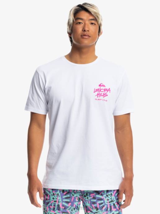 esso Quiksilver x Stranger uomini cose lenora t-shirt bianco HTZR1839