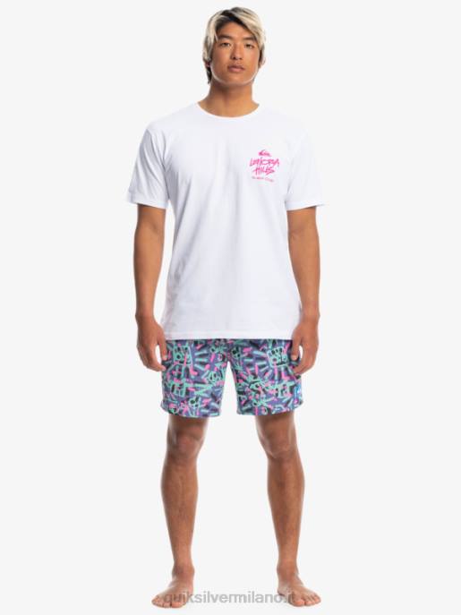 esso Quiksilver x Stranger uomini cose lenora t-shirt bianco HTZR1839