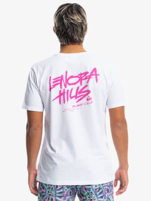 esso Quiksilver x Stranger uomini cose lenora t-shirt bianco HTZR1839