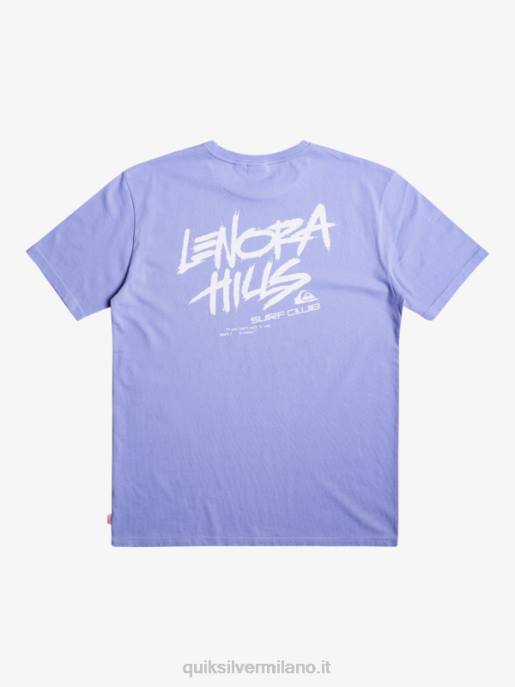esso Quiksilver x Stranger uomini cose lenora t-shirt jacaranda HTZR1838