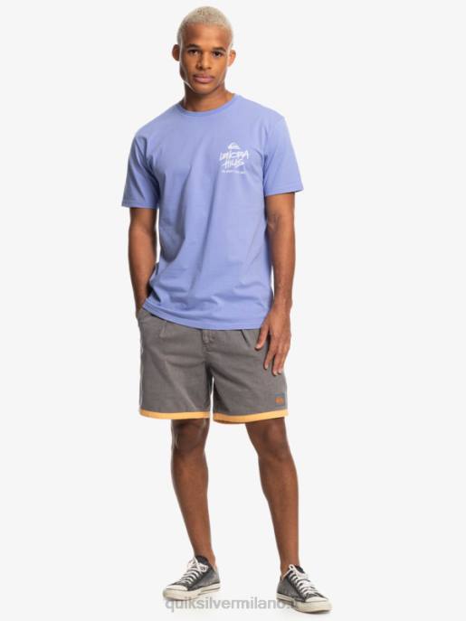 esso Quiksilver x Stranger uomini cose lenora t-shirt jacaranda HTZR1838