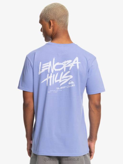 esso Quiksilver x Stranger uomini cose lenora t-shirt jacaranda HTZR1838