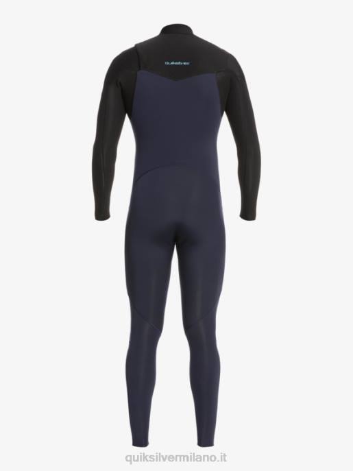 esso Quiksilver uomini Muta con zip sul petto per 3/2 sessioni quotidiane blu scuro/nero HTZR1278