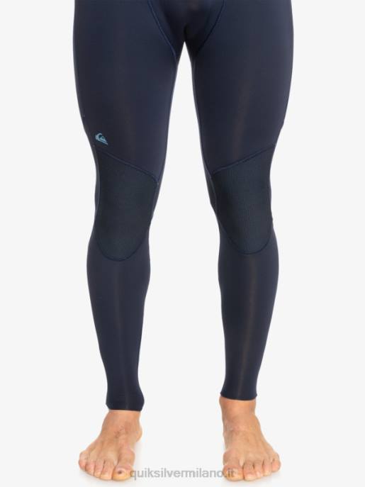esso Quiksilver uomini Muta con zip sul petto per 3/2 sessioni quotidiane blu scuro/nero HTZR1278