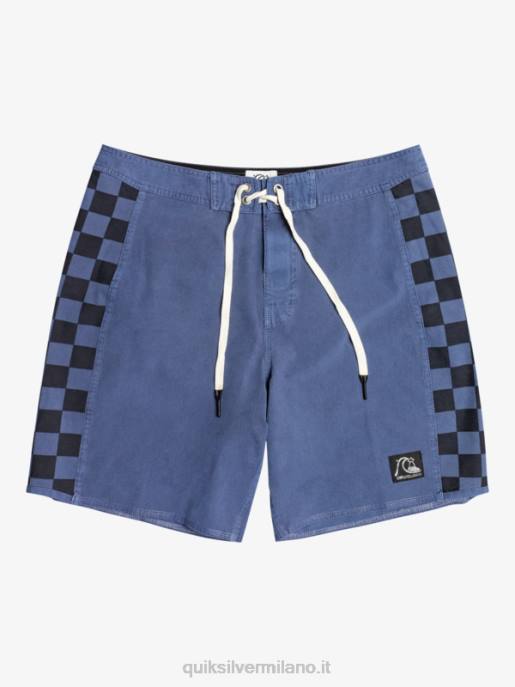esso Quiksilver uomini Boardshort 18 originali in canapa elasticizzata con arco lavato blazer blu scuro HTZR1670