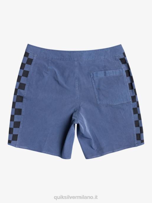 esso Quiksilver uomini Boardshort 18 originali in canapa elasticizzata con arco lavato blazer blu scuro HTZR1670