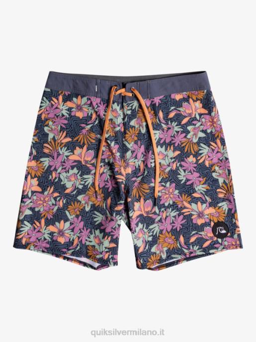 esso Quiksilver uomini Boardshort 18 surfsilk lavato cancello di ferro HTZR1756