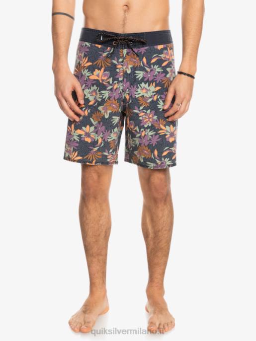 esso Quiksilver uomini Boardshort 18 surfsilk lavato cancello di ferro HTZR1756
