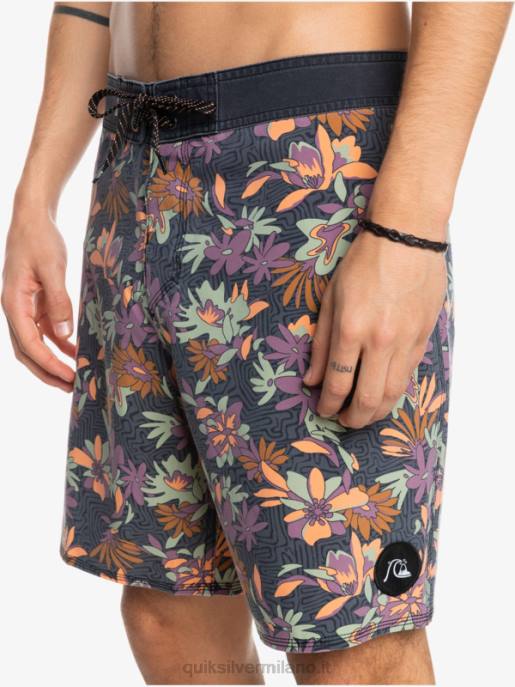 esso Quiksilver uomini Boardshort 18 surfsilk lavato cancello di ferro HTZR1756