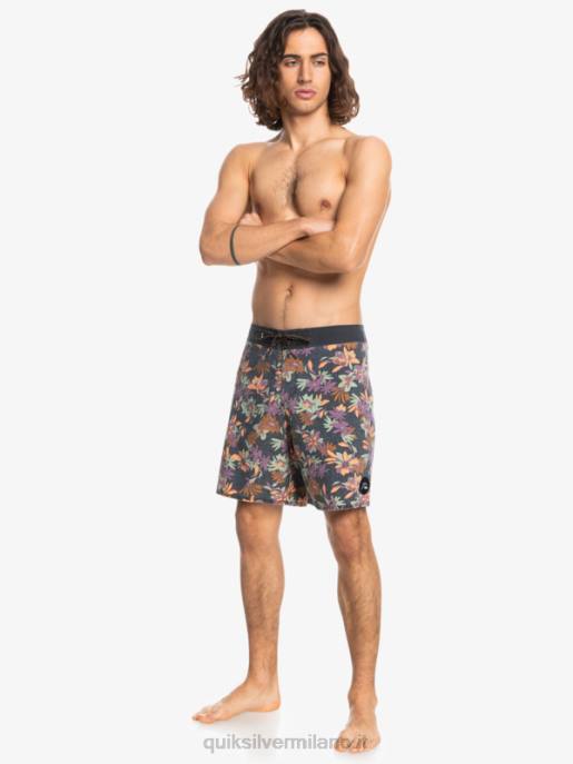 esso Quiksilver uomini Boardshort 18 surfsilk lavato cancello di ferro HTZR1756