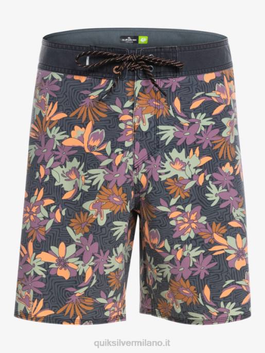 esso Quiksilver uomini Boardshort 18 surfsilk lavato cancello di ferro HTZR1756