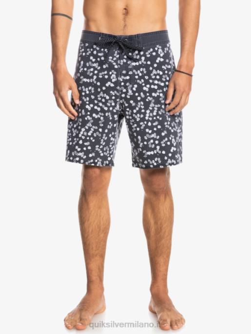 esso Quiksilver uomini Boardshort 18 surfsilk lavato nero HTZR1755